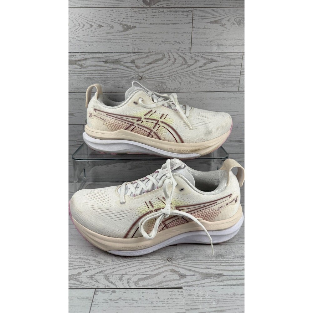 Asics Gel-Kayano 33 1012B992 White 8.5 Wide Women's Sneakers Running Shoes #763